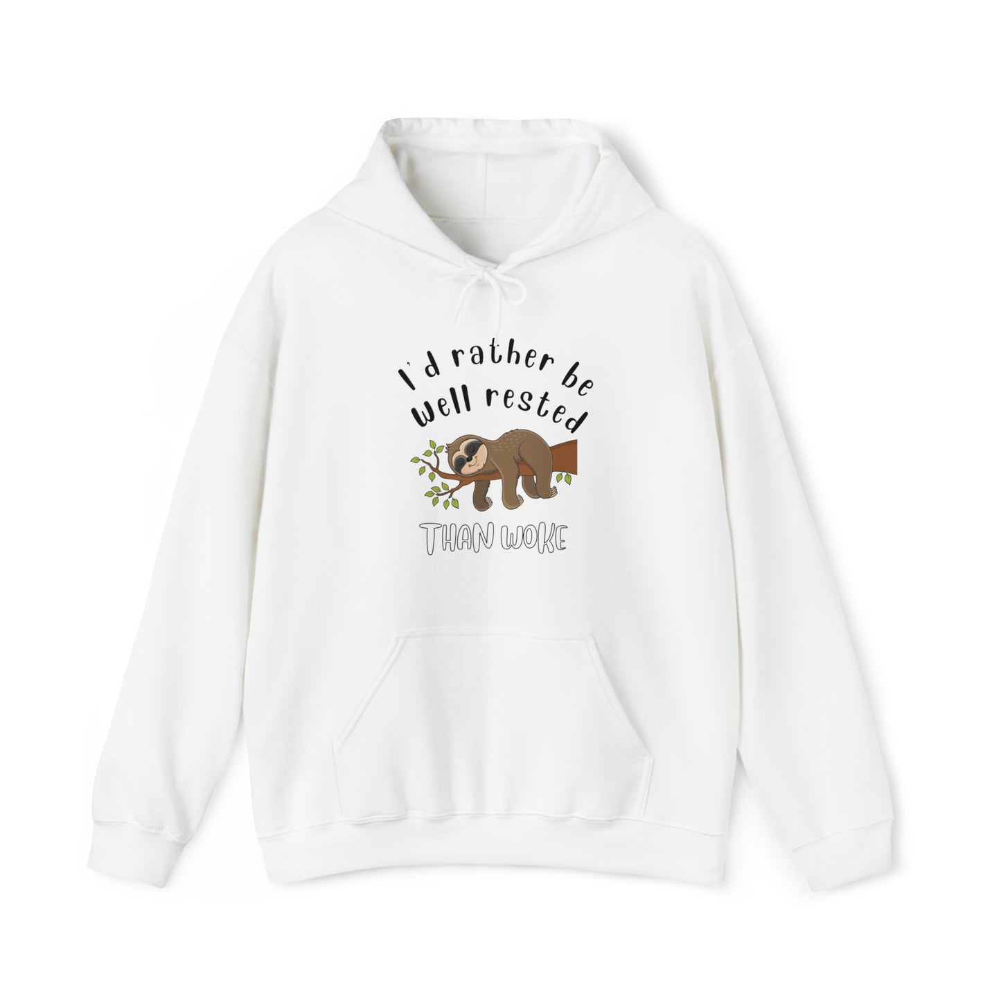 Well Rested Tree Sloth Unisex Hoodie