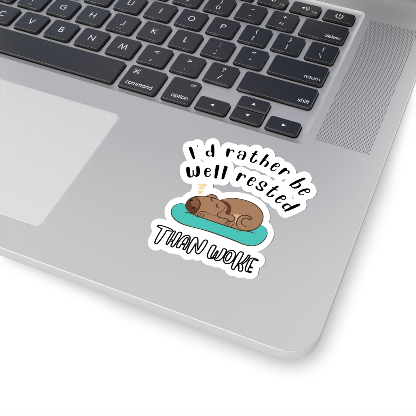 Well Rested Dog Sticker