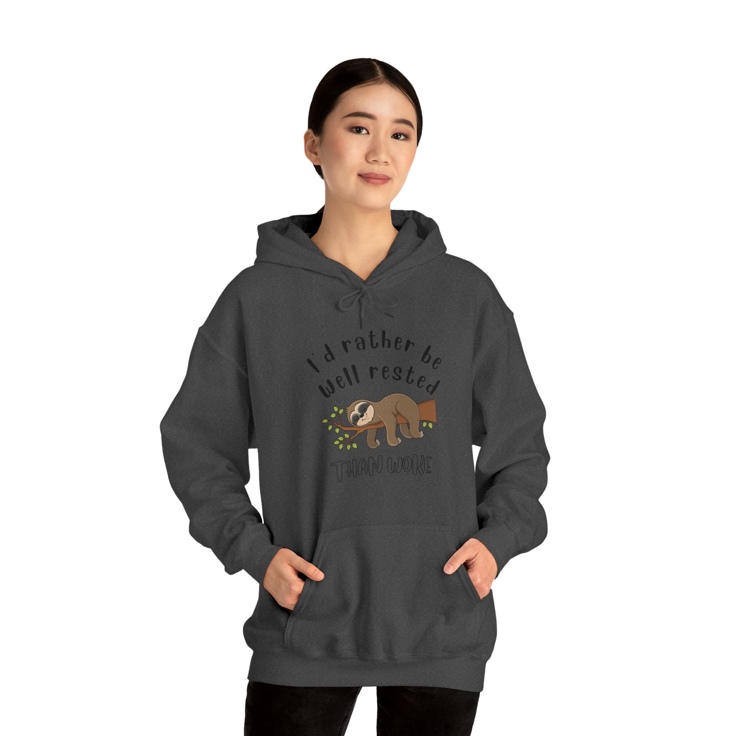 Well Rested Tree Sloth Unisex Hoodie