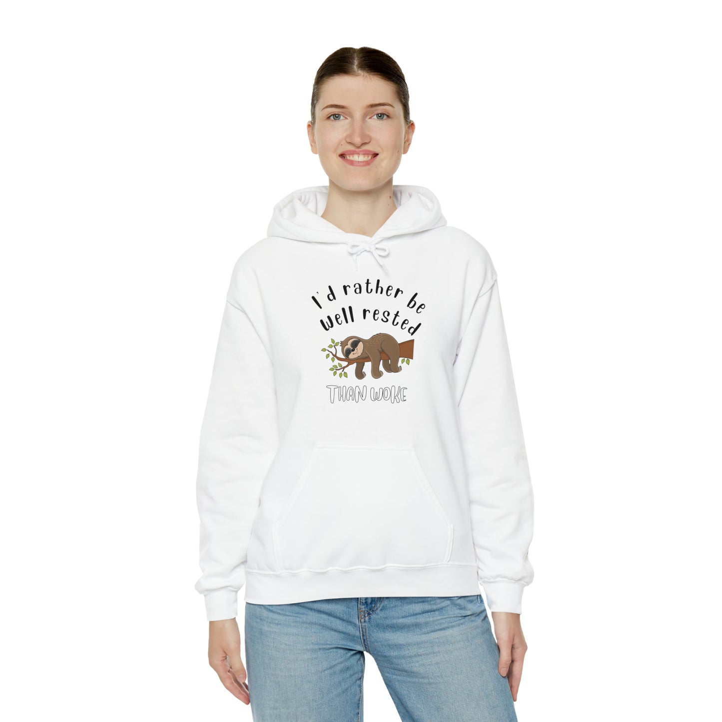 Well Rested Tree Sloth Unisex Hoodie