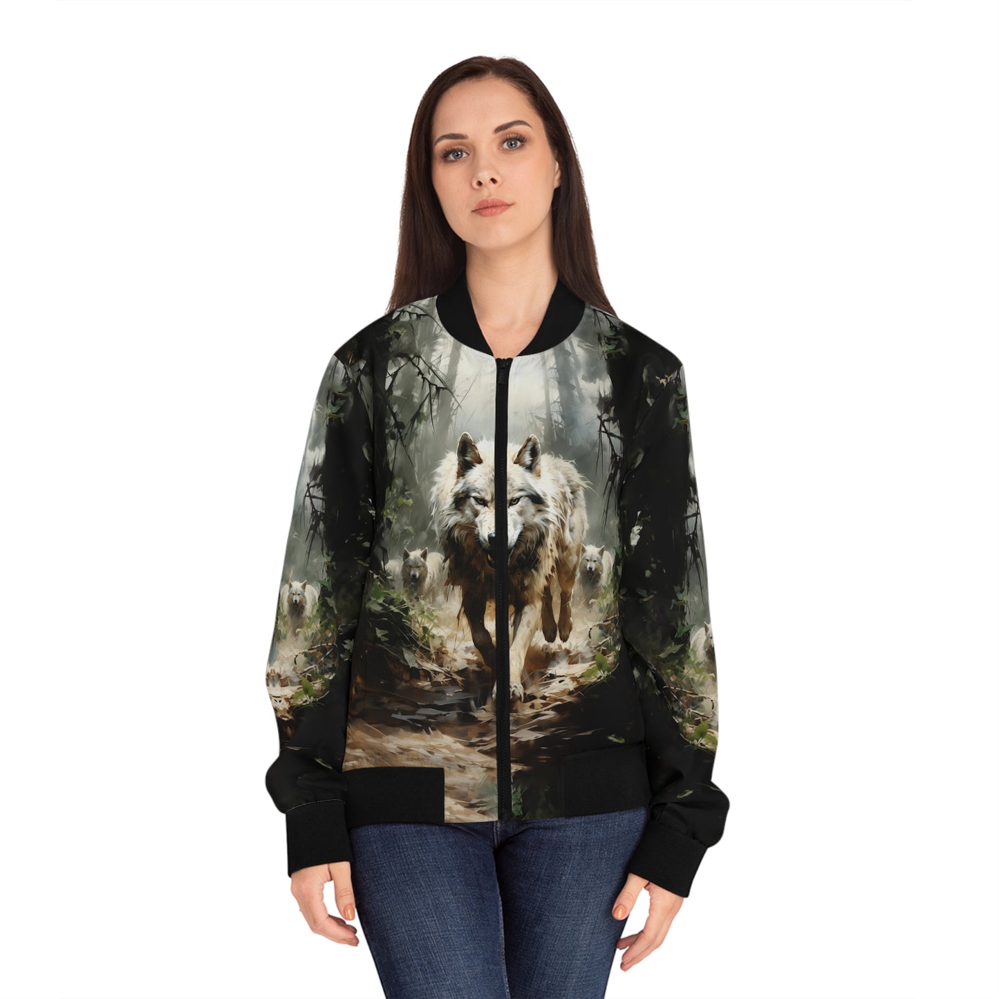 Women's Bomber Jacket (AOP)