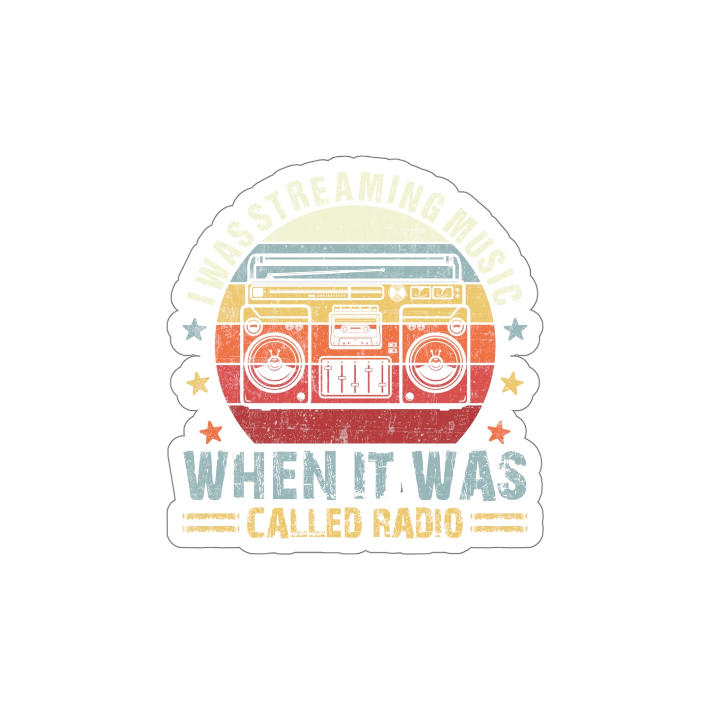 Streaming Radio Sticker