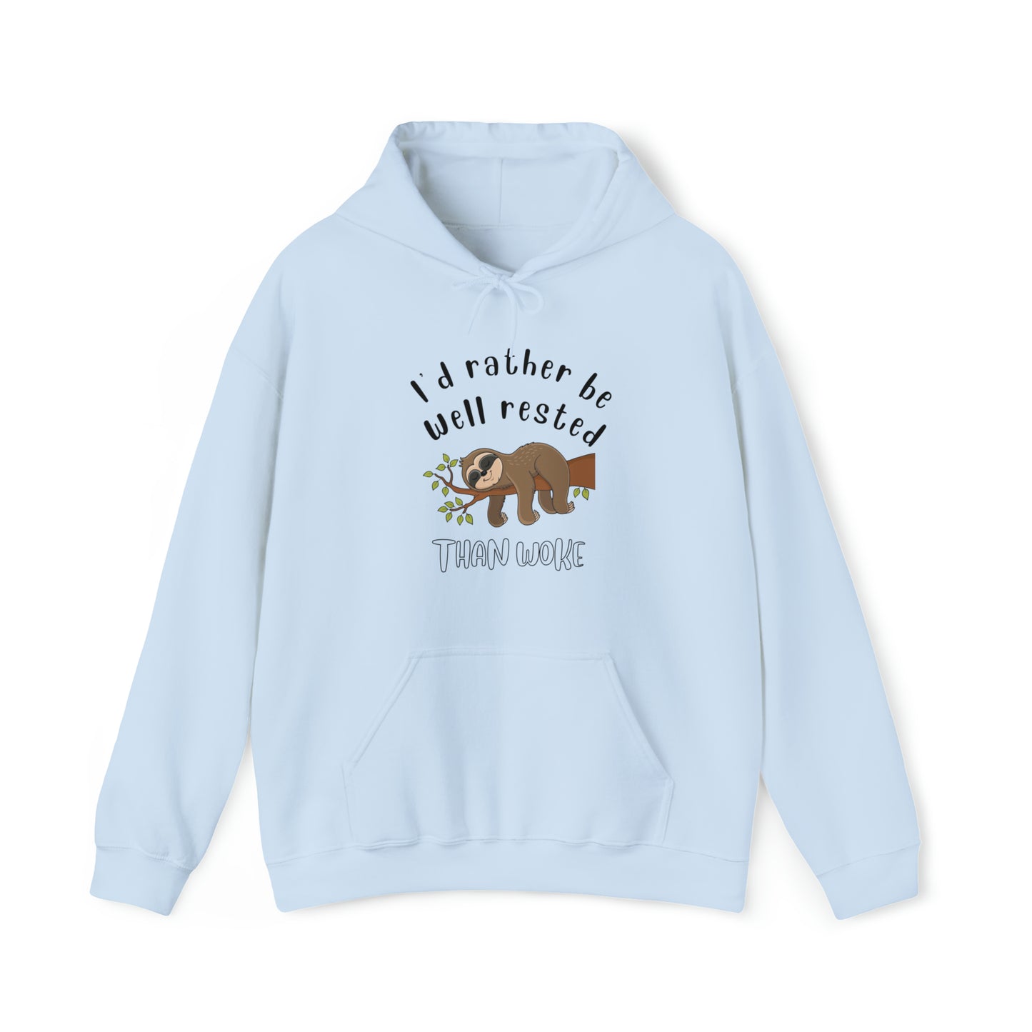 Well Rested Tree Sloth Unisex Hoodie