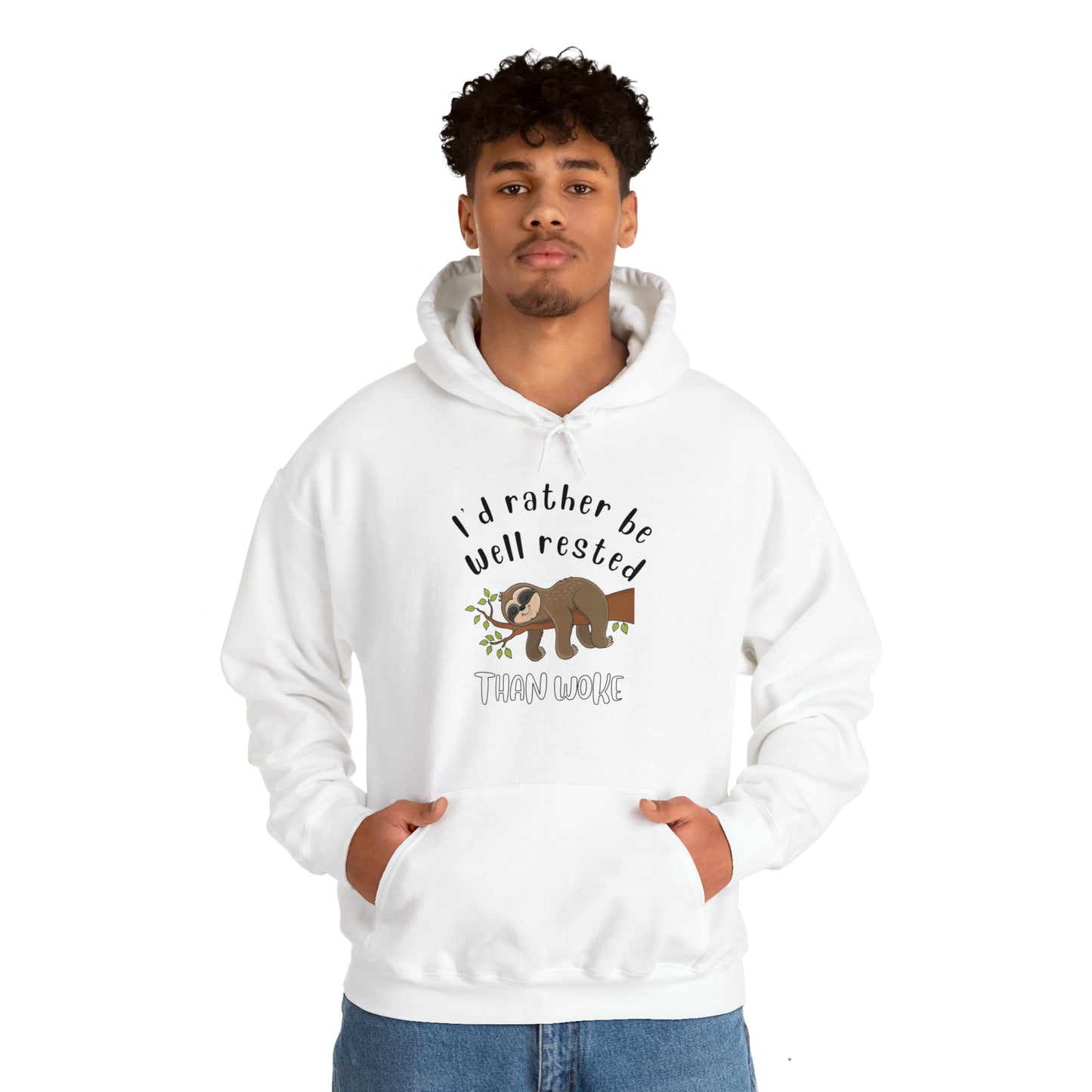 Well Rested Tree Sloth Unisex Hoodie