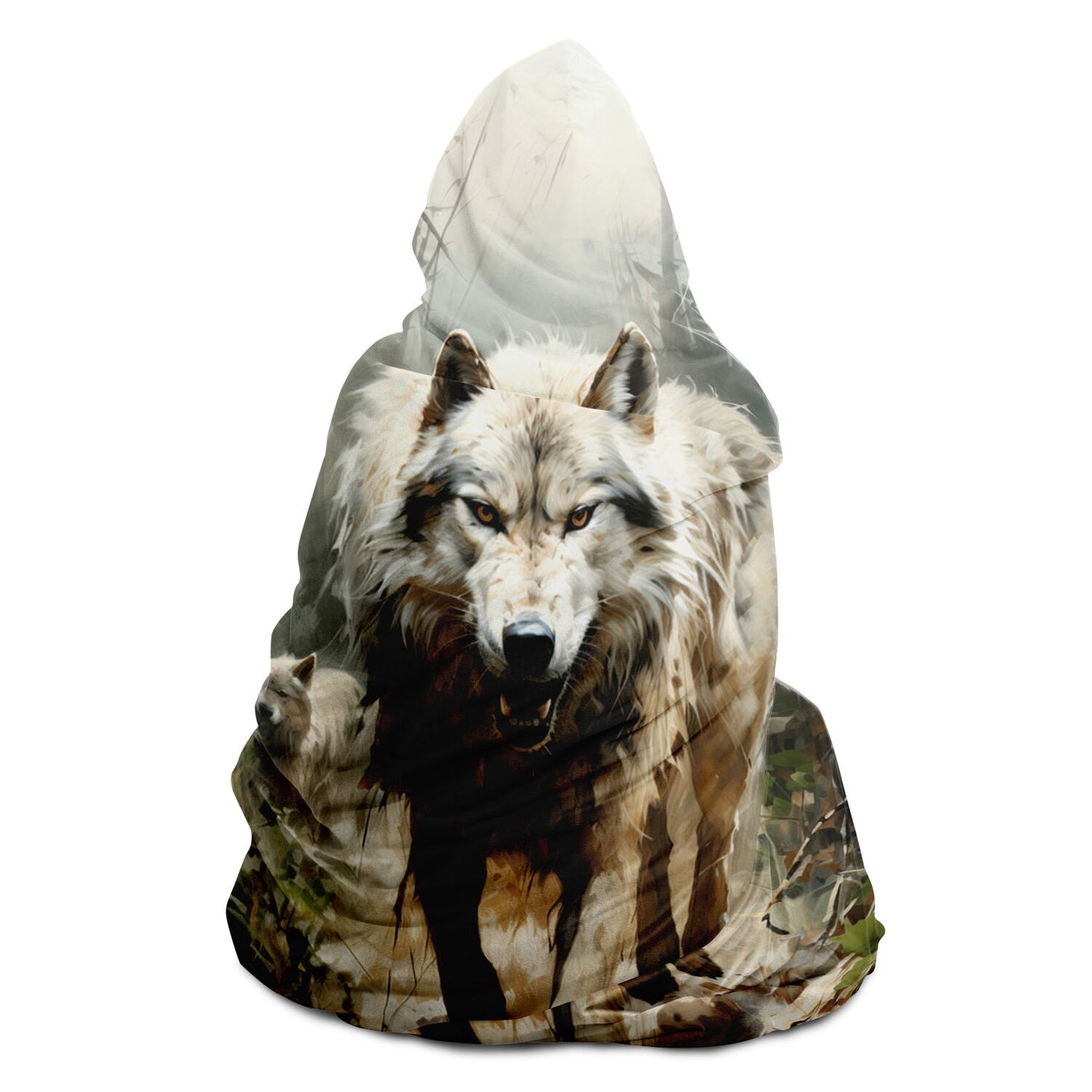 Wolf Hooded Blanket - FREE SHIPPING