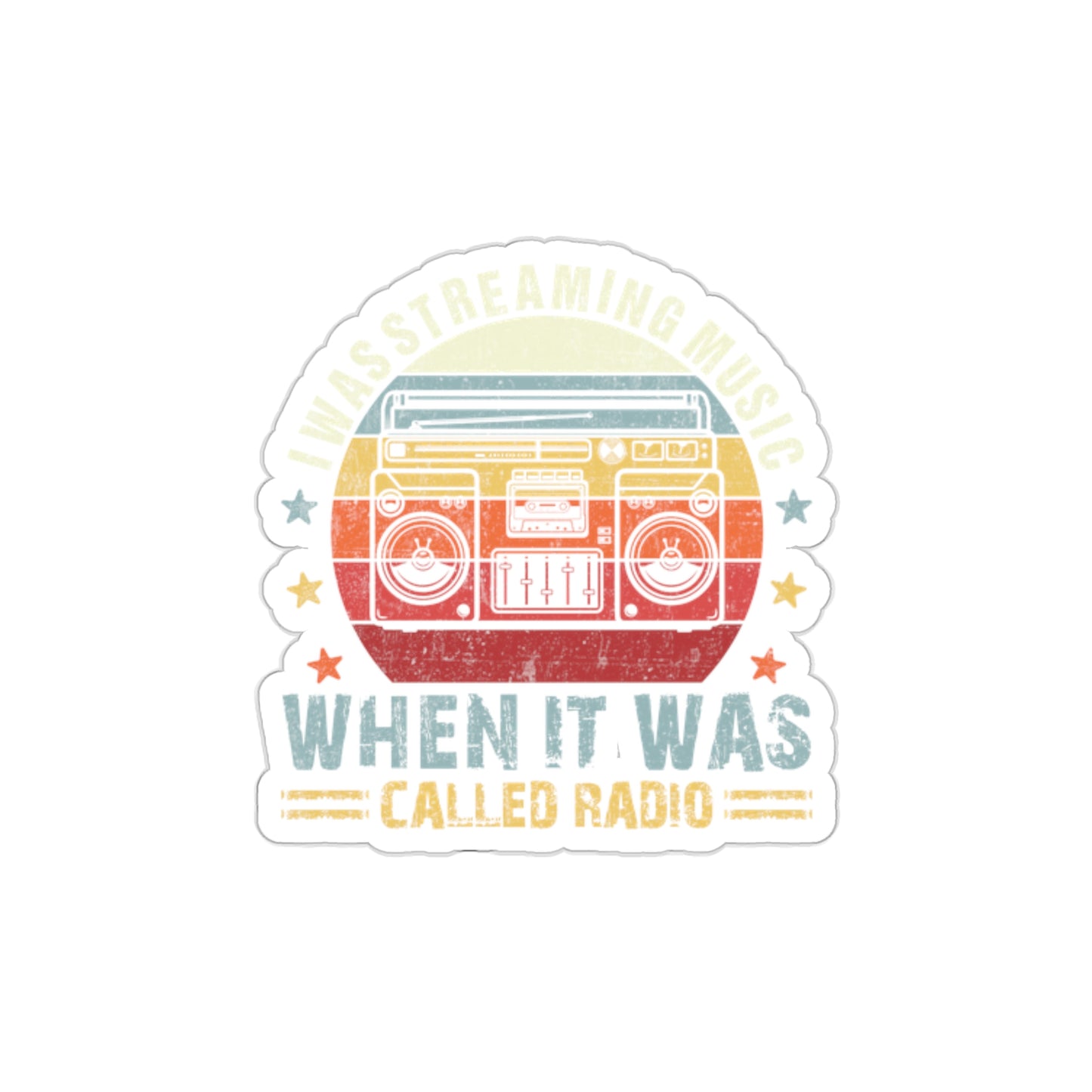 Streaming Radio Sticker