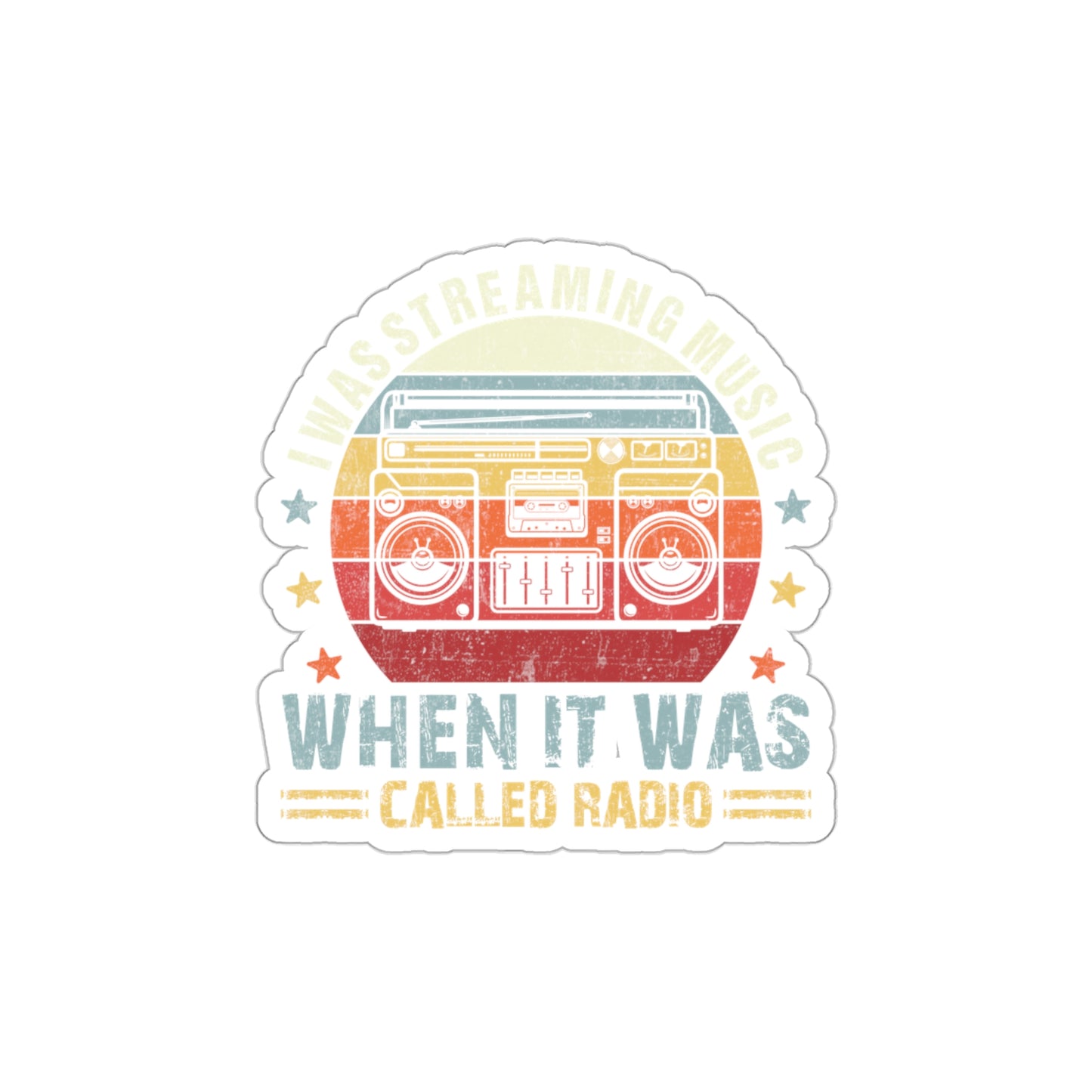 Streaming Radio Sticker