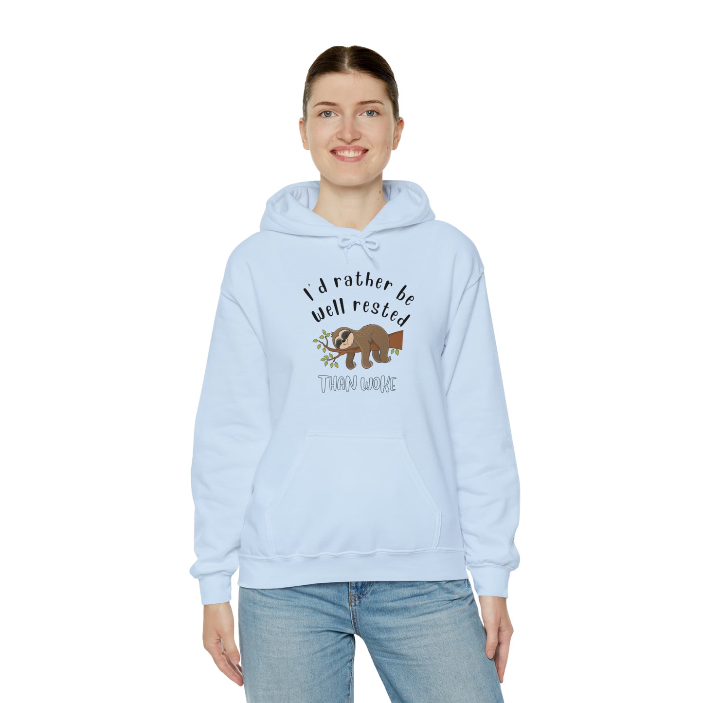 Well Rested Tree Sloth Unisex Hoodie