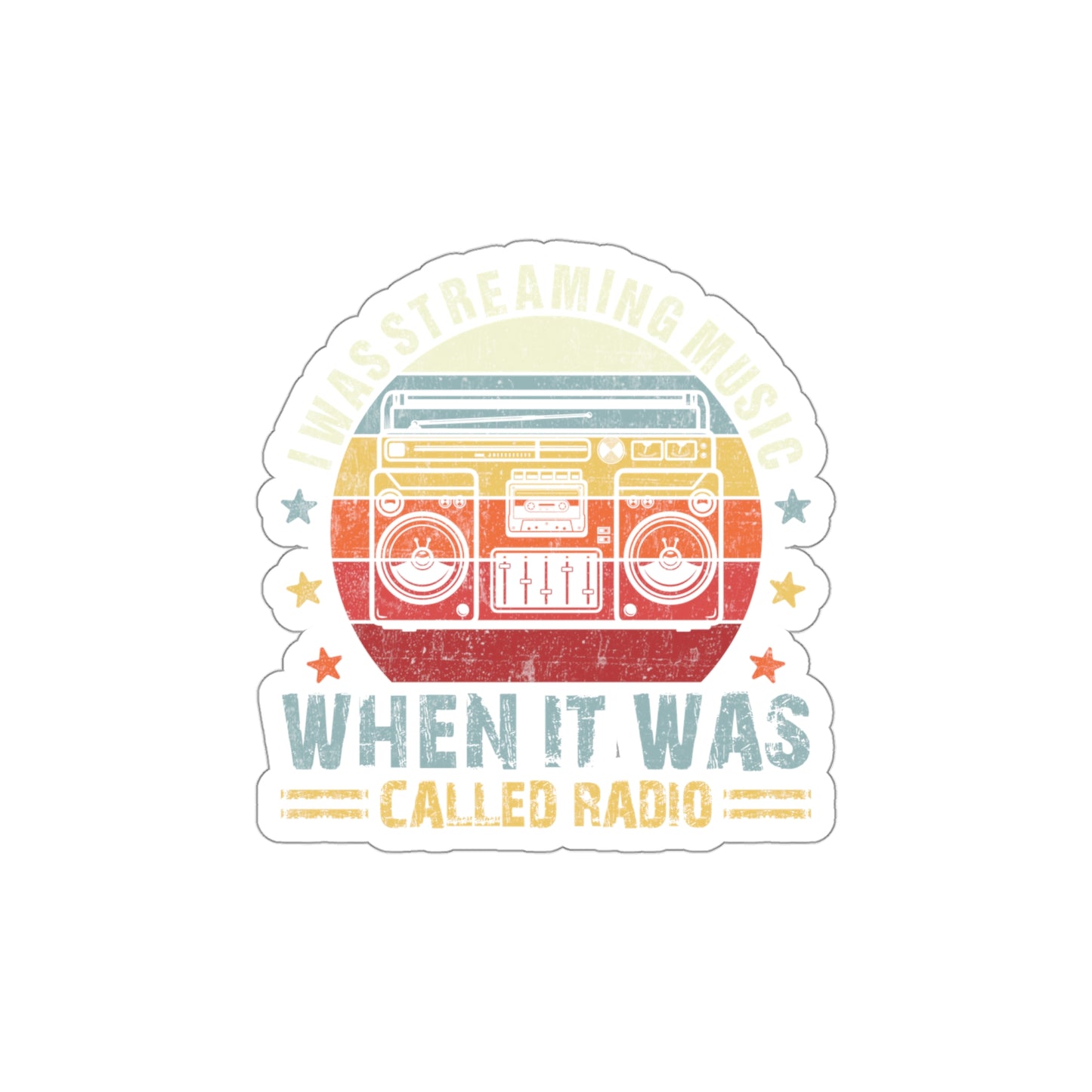 Streaming Radio Sticker