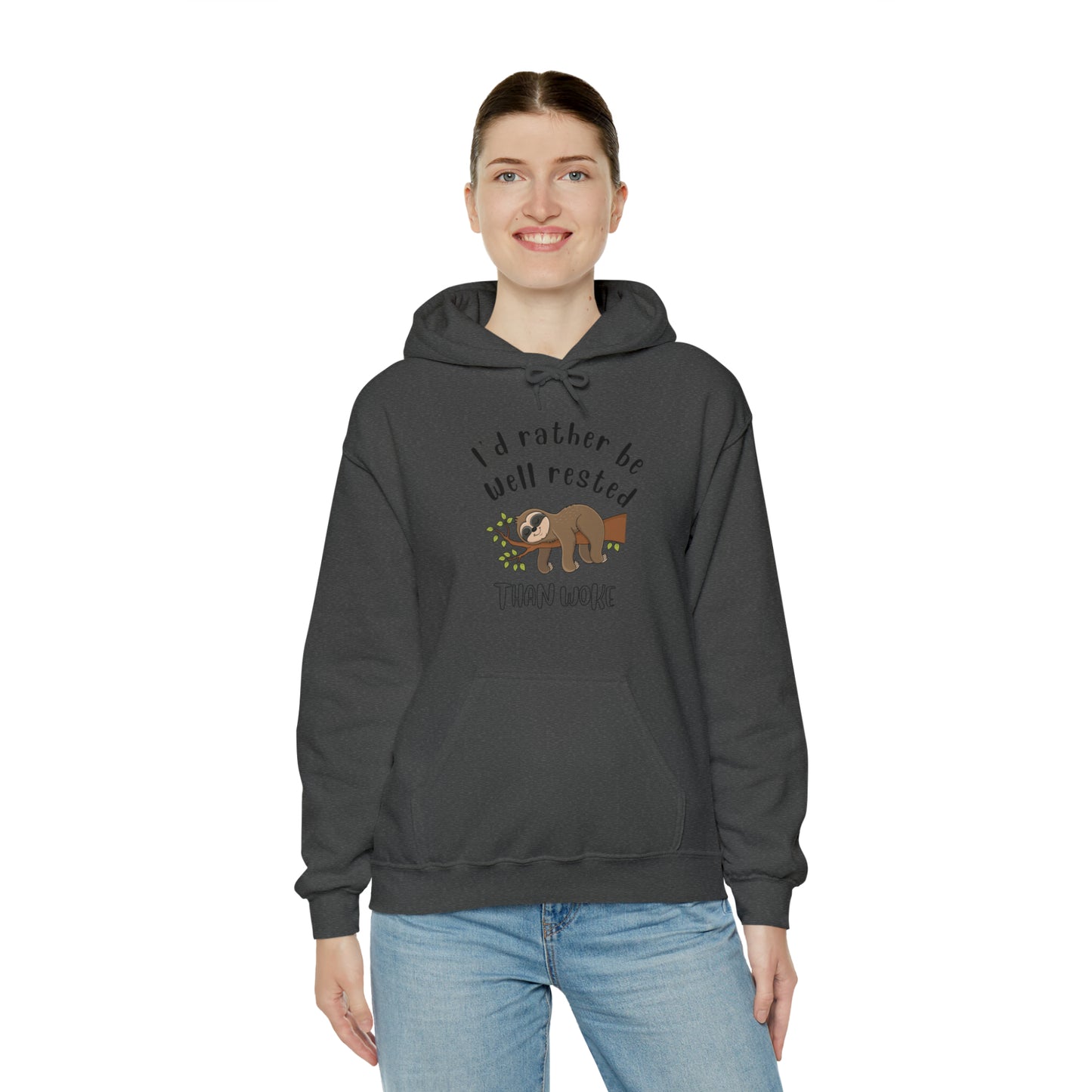 Well Rested Tree Sloth Unisex Hoodie